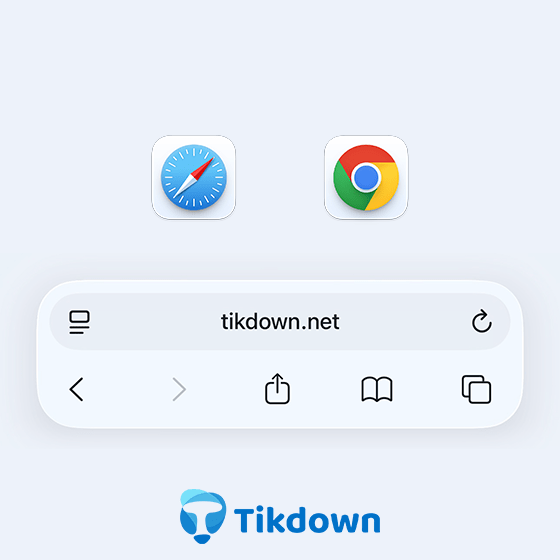 Schritt 2 : Besuchen Sie Tikdown.net